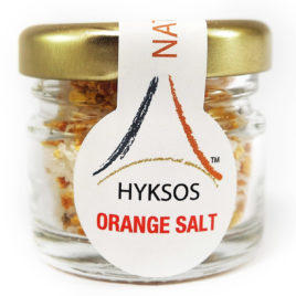 Hyksos Natural Orange Dead Sea Salt 35gr Jar